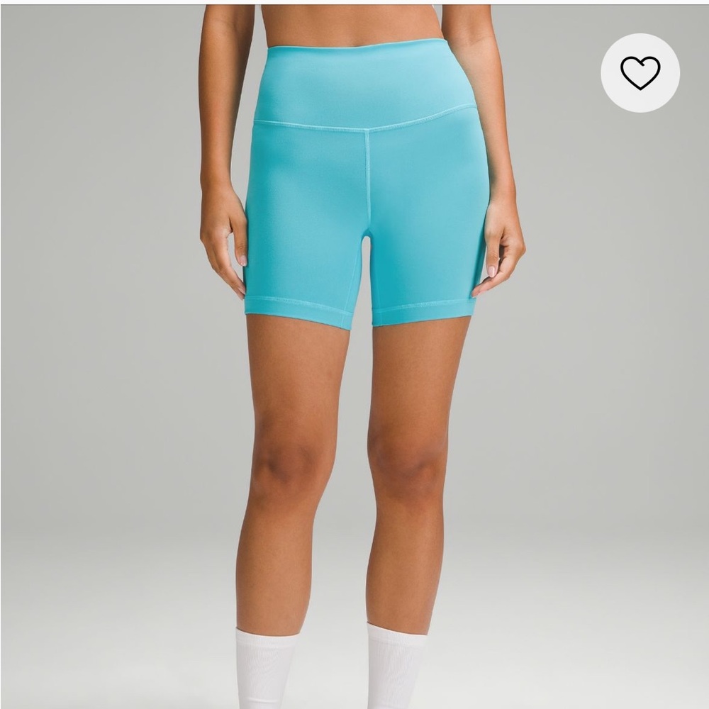 Wunder Train High Rise Short in Electric Turquoise